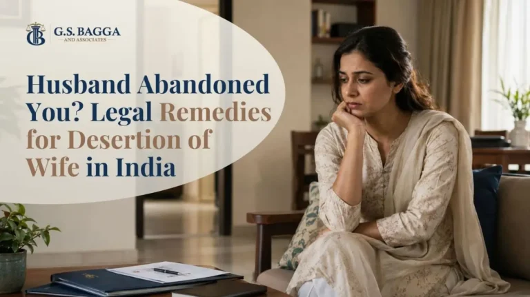 Husband abandoned wife and legal remedies for desertion of wife in India
