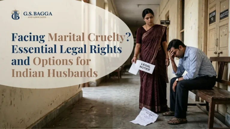 Legal options for Indian husbands facing cruelty and marital abuse.